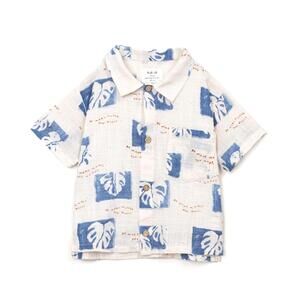 NEW PLAY UP boy's printed woven shirt in multi